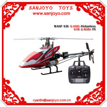 ready to fly rc airplane WASP X3V 3-AXIS flybarless LCD 2.4GHz RTF(HWX3V-03) mini rc helicopter